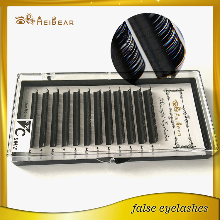 Individual lashes extensions with custom package from factory